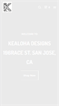 Mobile Screenshot of kealohadesigns.com